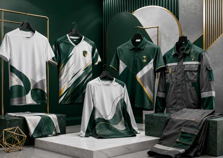 Garments matched with printing methods