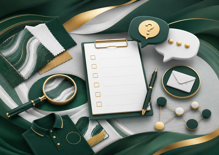 Printing checklist and support icons