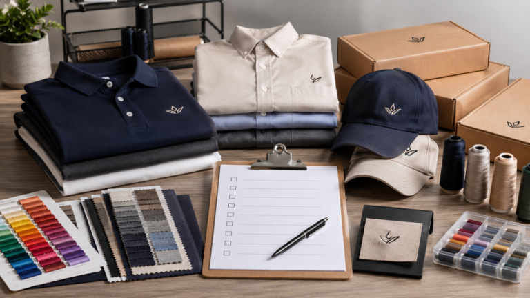 Embroidery order checklist