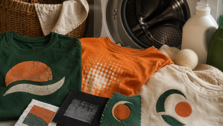 Washing mistakes that damage shirt branding