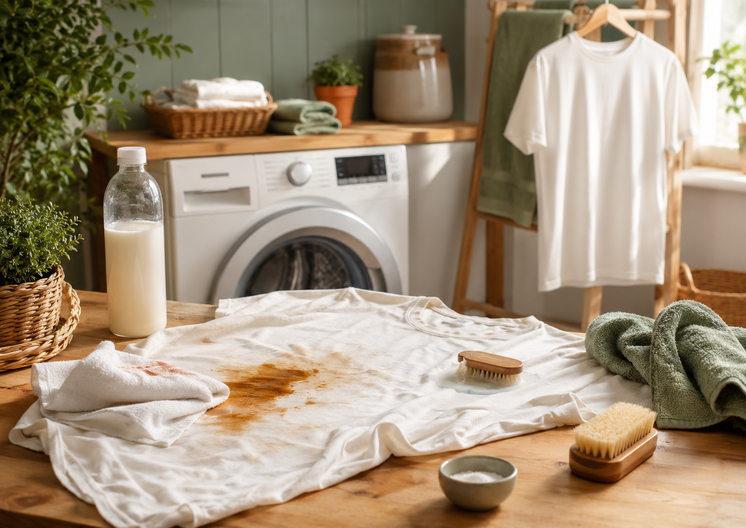 Simple grease stain removal routine