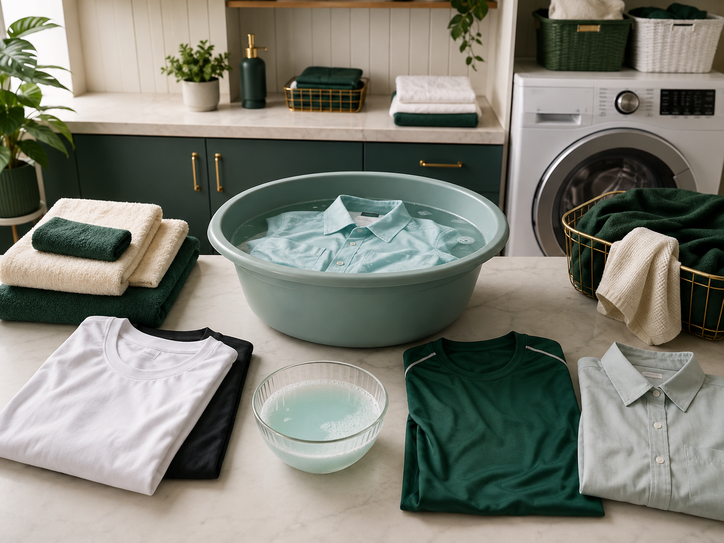 Simple clothes soaking routine