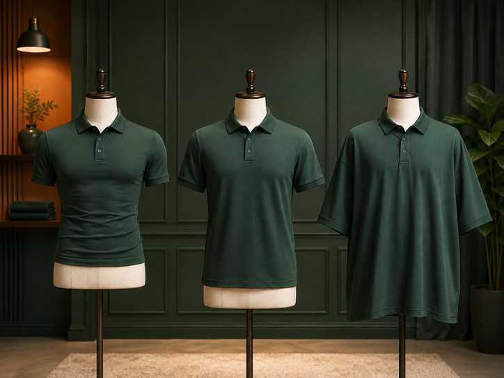 Polo shirt fit comparison