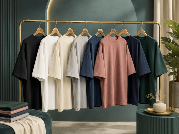 HYDT Oasis oversized T-shirt colour options