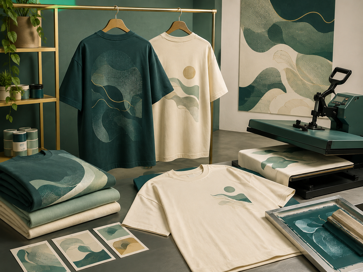 Custom printing on HYDT Oasis T-shirts