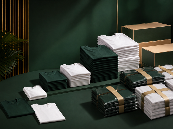 Bulk T-shirt order quantity planning