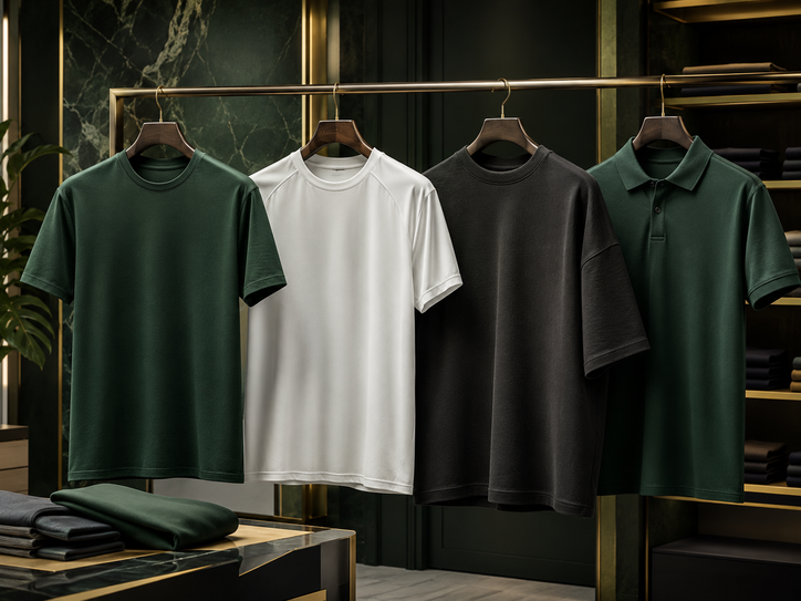 T-shirt options for bulk custom orders
