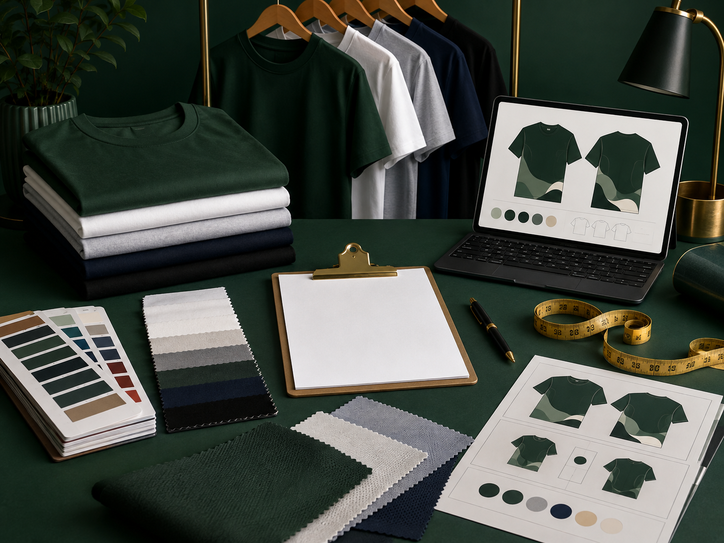 Bulk T-shirt artwork and size preparation